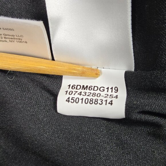 Anne Klein 16 Wrap Style Midi Maxi Dress Yellow Black Abstract Print Elegant - Picture 7 of 14